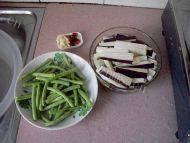 美味的茄子炒豆角做法图解1)