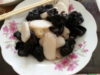 养颜的山药炒木耳