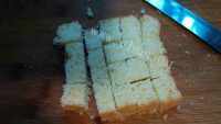 美味的吐司蛋奶布丁做法图解3)