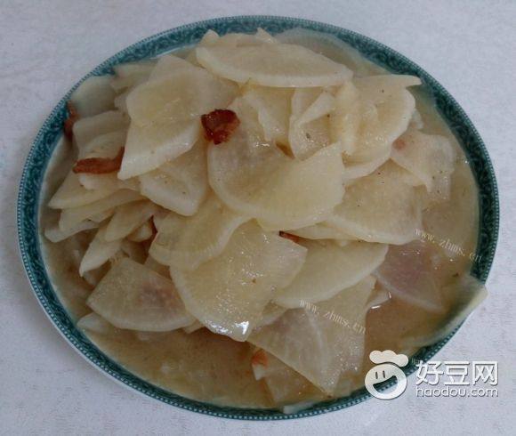 炒萝卜片