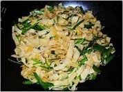 韭菜炒干豆腐