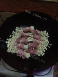 家常菜金针菇培根卷做法图解9)