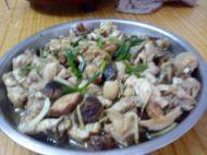 美味的冬菇蒸鸡做法图解5)