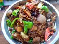 佳肴仔鸡烧鲍菇做法图解15)
