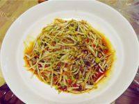 家常菜辣炒豆芽