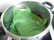 荷叶粥做法图解2)