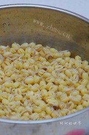 美味的发芽豆子糙米饭做法图解3)