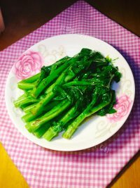 色香味浓的白灼菜心做法图解5)