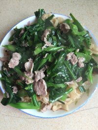 美味的湿炒牛河