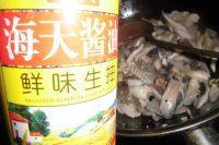 家常菜平菇炒肉片做法图解5)