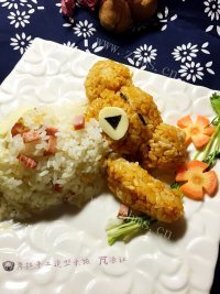 可爱考拉造型饭团做法图解12)