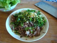 秘制酱牛肉口袋饼做法图解2)