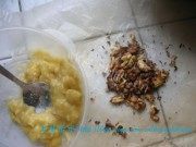 诱人的香蕉核桃马芬蛋糕做法图解1)