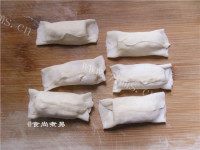 美味的创意香蕉派做法图解4)
