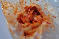 培根辣白菜炒饭做法图解1)