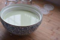 自制抹茶布丁做法图解7)