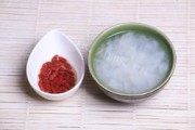 美味的木瓜牛奶炖雪蛤做法图解3)