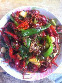 家常菜炒虾尾
