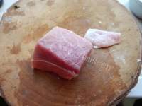 家常菜毛豆炒肉丝做法图解1)