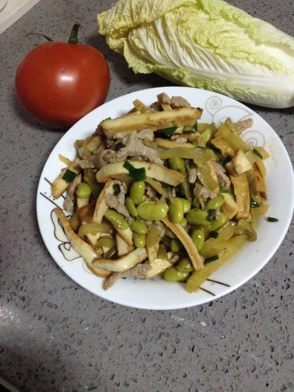 美味的榨菜肉丝