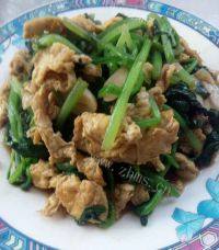家常菜菠菜炒蛋