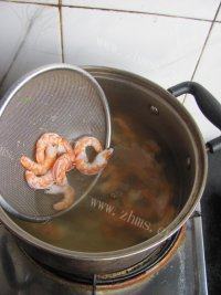 家常菜芦笋炒虾仁做法图解4)