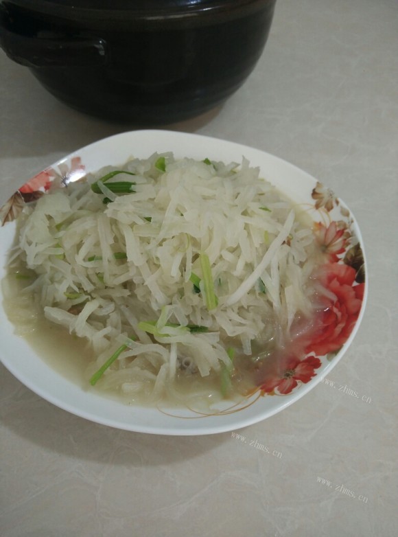 家常素炒白萝卜丝