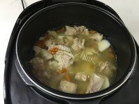 香气浓郁的山药羊肉汤做法图解9)