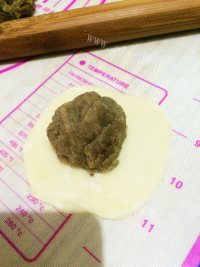 自制绿豆酥饼做法图解12)