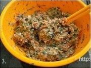 美味的青菜大肉包做法图解10)