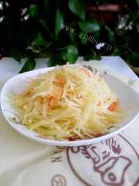 家常菜炝炒土豆丝