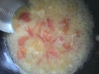 好喝的西红柿鸡蛋疙瘩汤做法图解5)