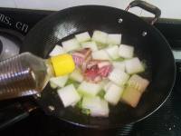 营养的腊肉毛豆子冬瓜汤做法图解7)