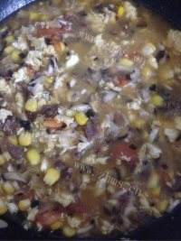 美味的什锦蛋炒饭做法图解5)