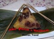 自制红豆豆沙粽