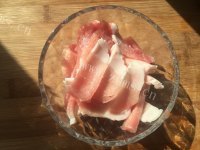 家常菜茭白炒肉片做法图解3)