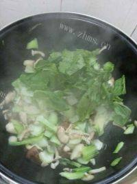 家常菜香菇油菜做法图解6)