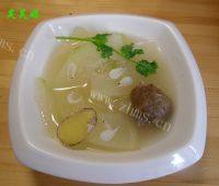 美味的冬瓜肉丸汤