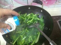 家常菜蒜香小油菜做法图解5)