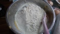 自制豆沙酥做法图解3)