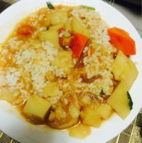 好吃的蕃茄牛腩饭做法图解10)