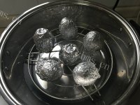美味的鲜肉咸蛋蒸做法图解9)