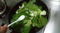 家常菜肉炒油菜
