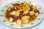家常菜红白豆腐