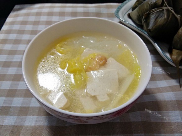 好吃的白菜豆腐汤