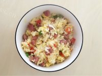 美味黄金牛肉蛋炒饭～做法图解6)