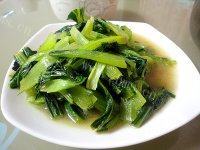 松嫩的清炒油菜