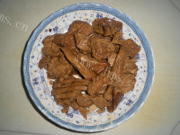 家常菊花菜炒豆制品做法图解2)