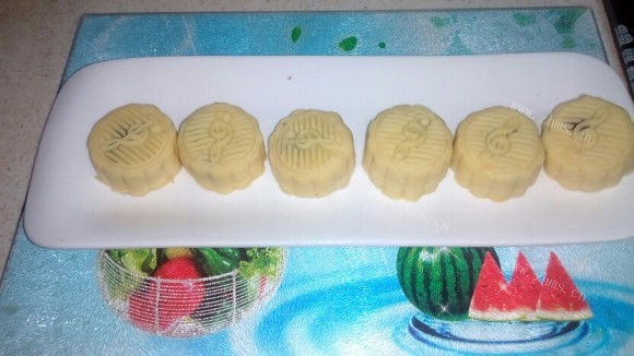 可口的自制绿豆糕