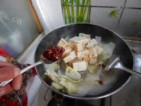 诱人的白菜炖冻豆腐做法图解10)